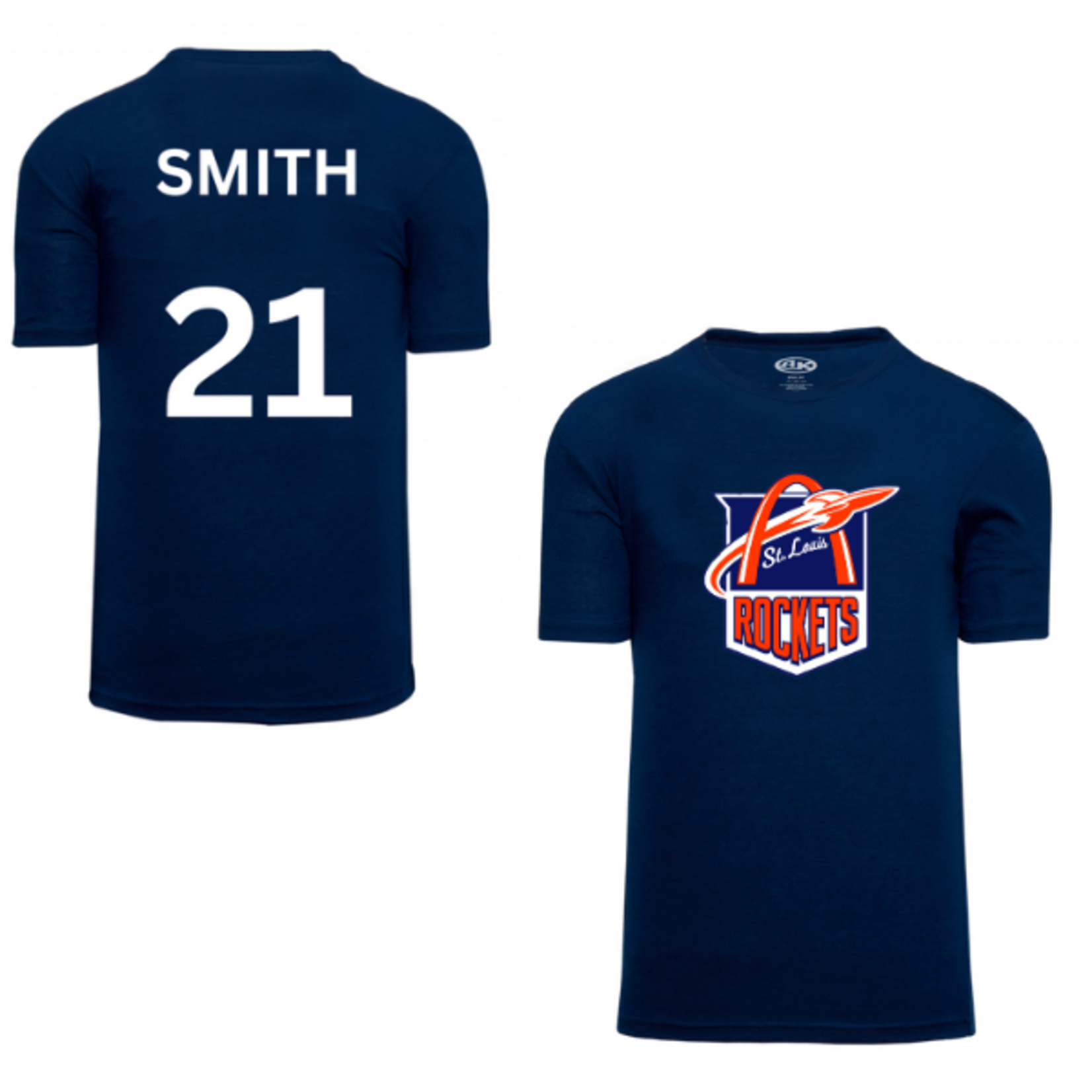 Gildan Rockets Player Name & Number T-Shirt (SENIOR)