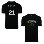 Gildan KC Outlaws Player Name & Number T-Shirt (YOUTH)