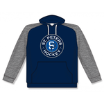 AK STP AK Navy/Grey Lace Up Hoodie (ADULT)