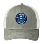 Port Authority STP C112 Snapback Trucker Hat (Grey/White)