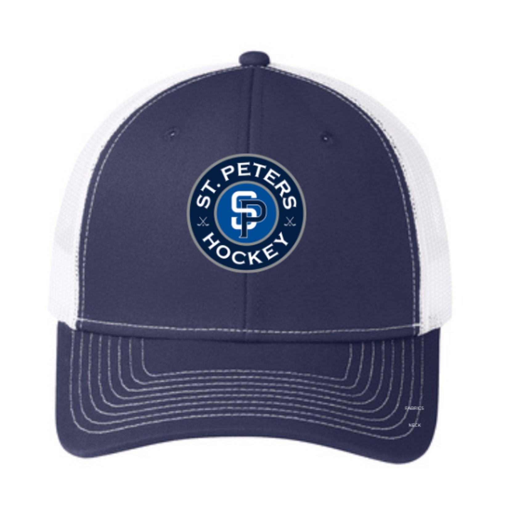 Port Authority STP C112 Trucker Hat (Navy/White)