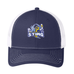 Sting C112 Trucker Hat (Navy/White)