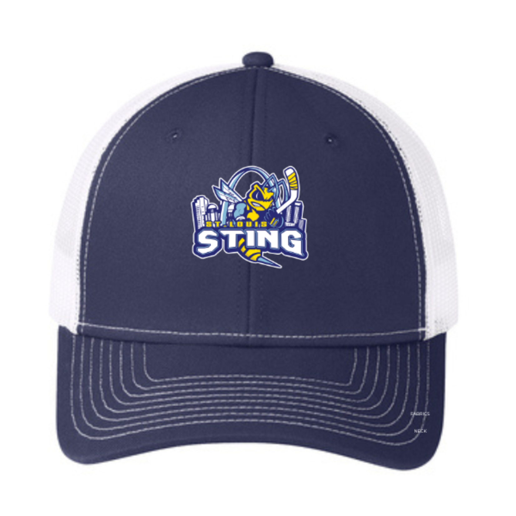 Port Authority Sting C112 Trucker Hat (Navy/White)