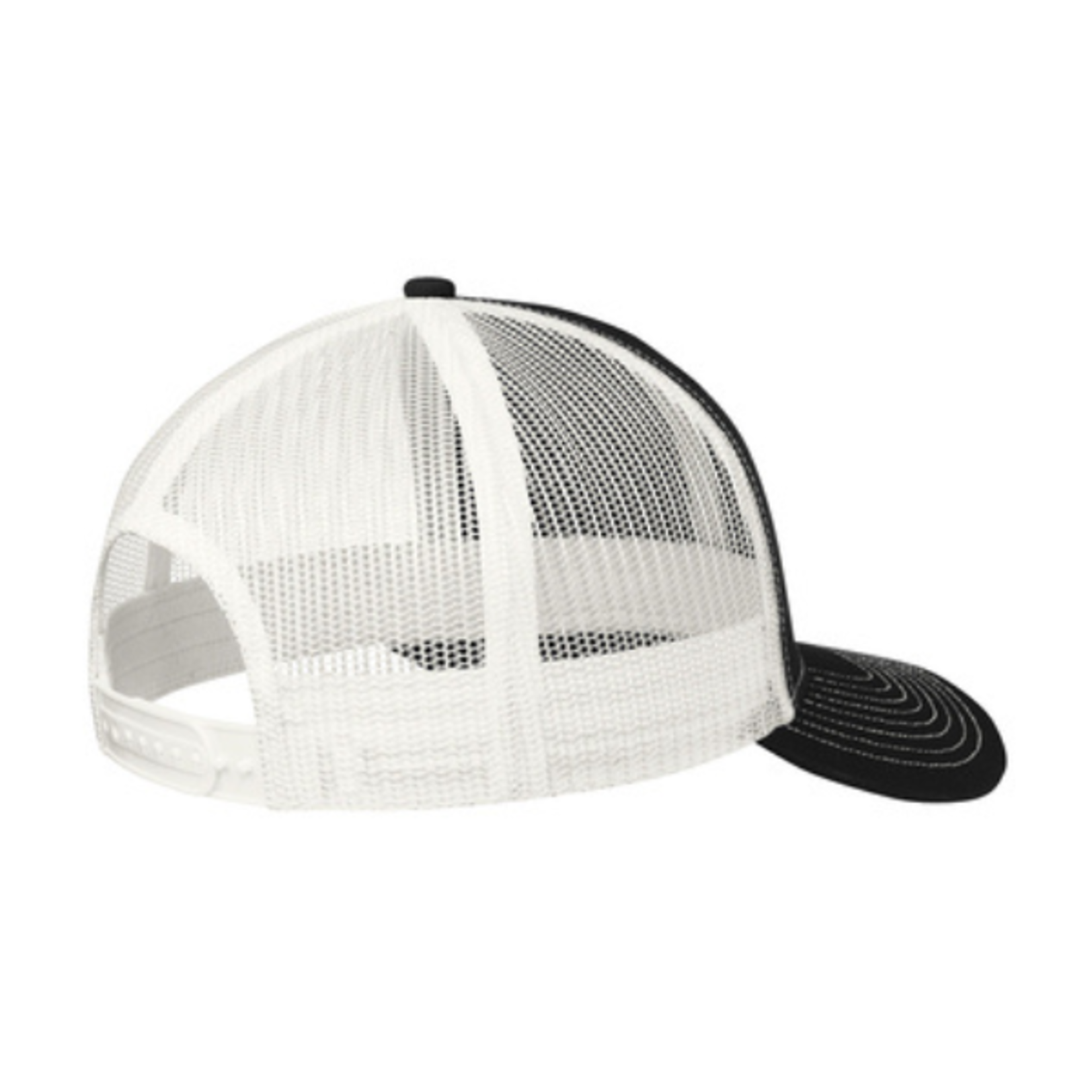 Port Authority KC Outlaws C112 Trucker Hat (Black/White)
