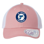 Infinity Her AAA Blues Women's Modern Trucker Cap (PINK)