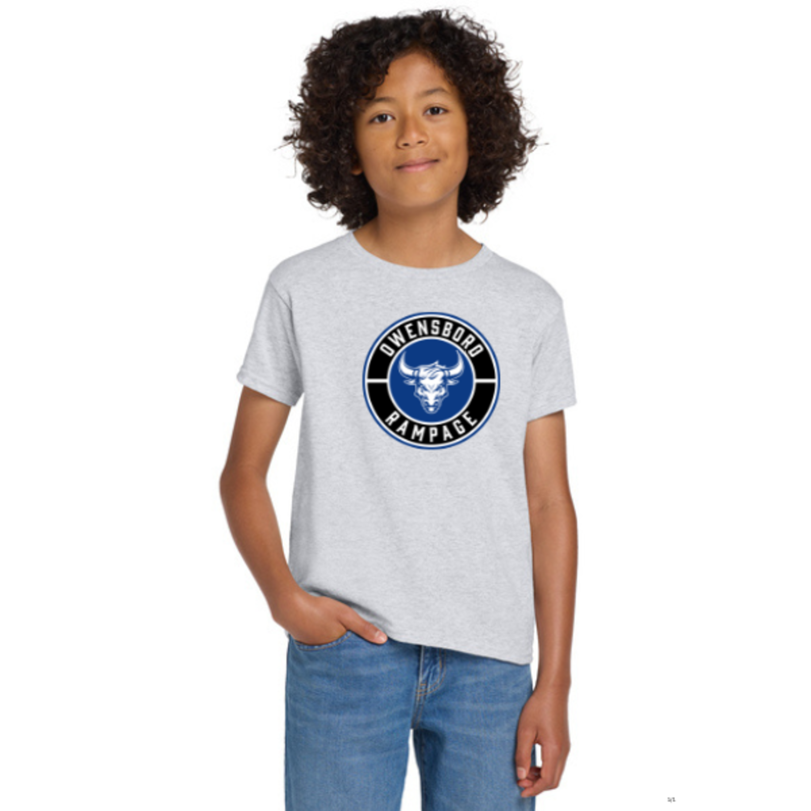 Gildan Owensboro Dry Blend 50/50 Shirt (YOUTH) Grey