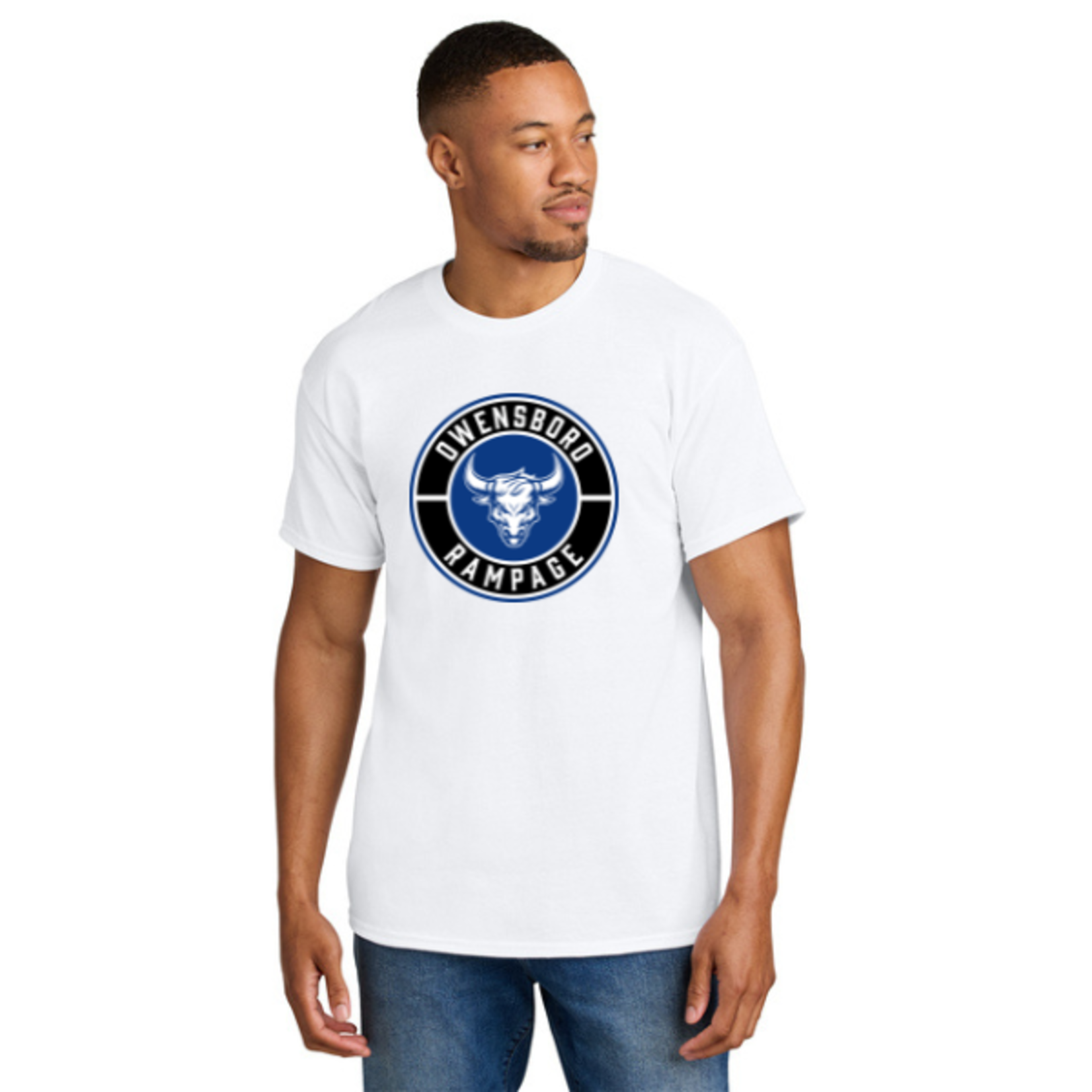 Owensboro Dry Blend 50/50 Shirt (SENIOR) White