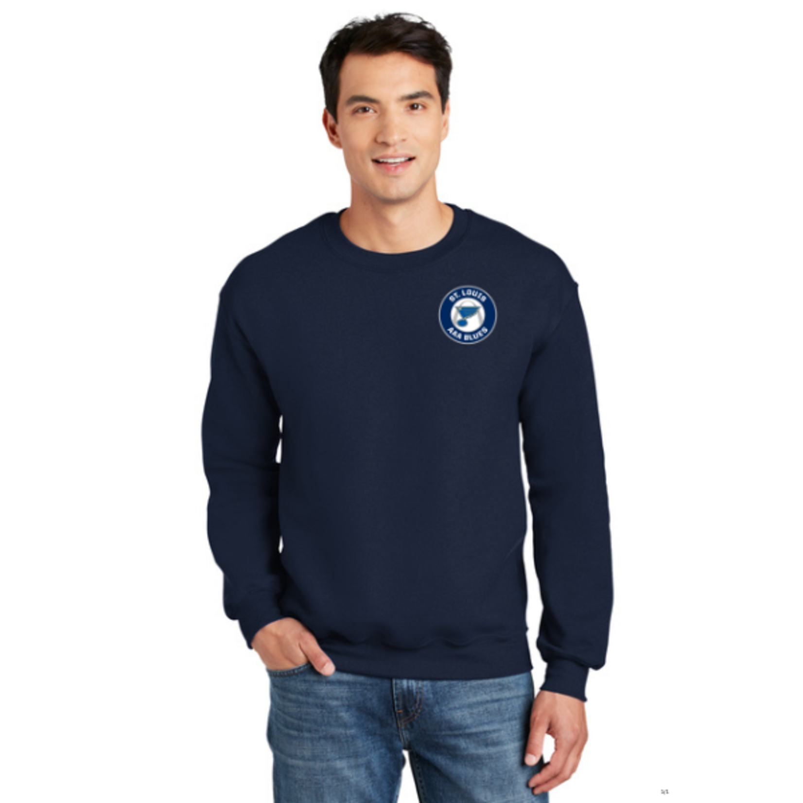 AAA Blues DryBlend Crewneck Sweatshirt (SENIOR)