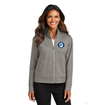 AAA Blues LK881 Double Knit Full Zip (WOMENS) Grey