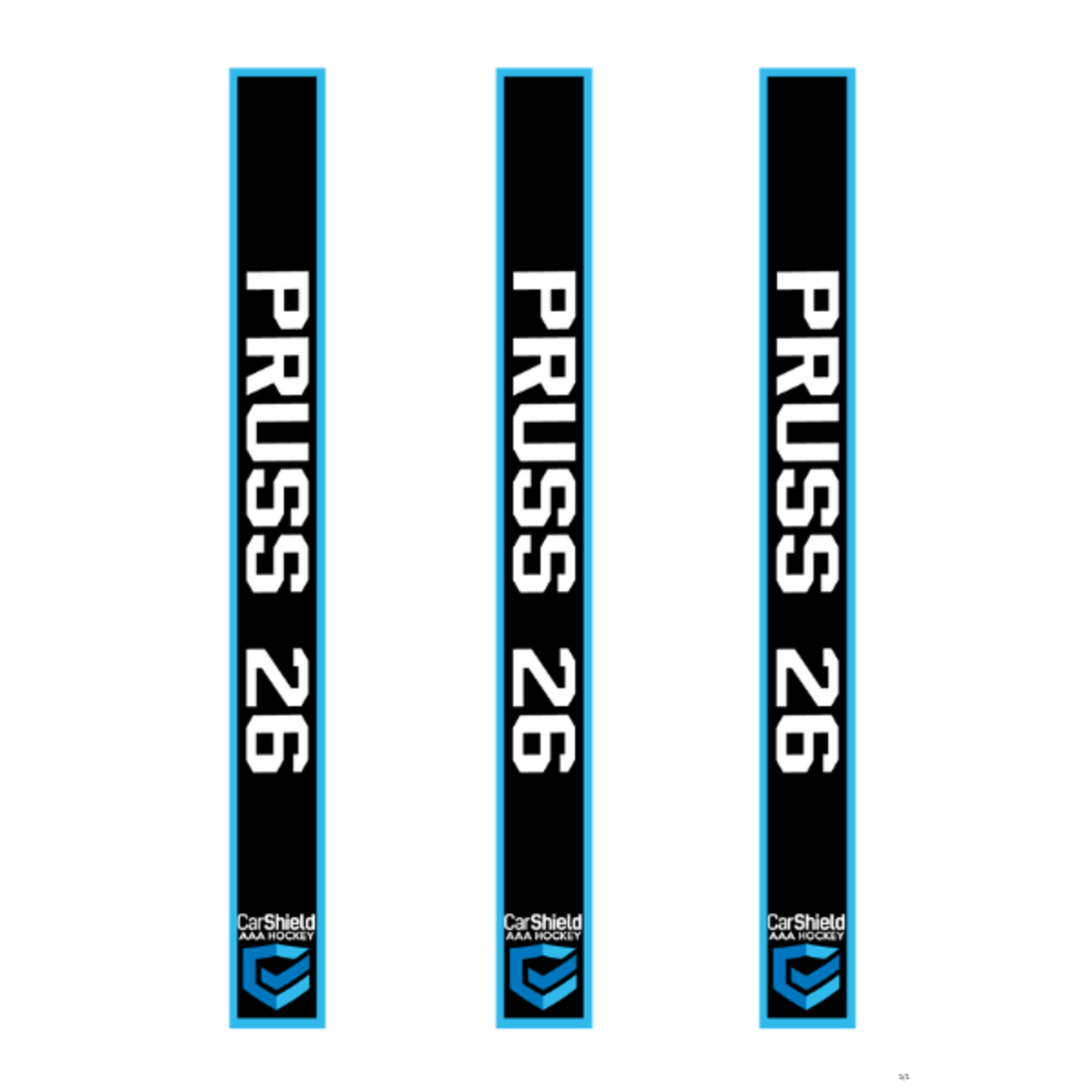 TGP Team Sales Carshield Hockey Stick Stickers (3 Pack)
