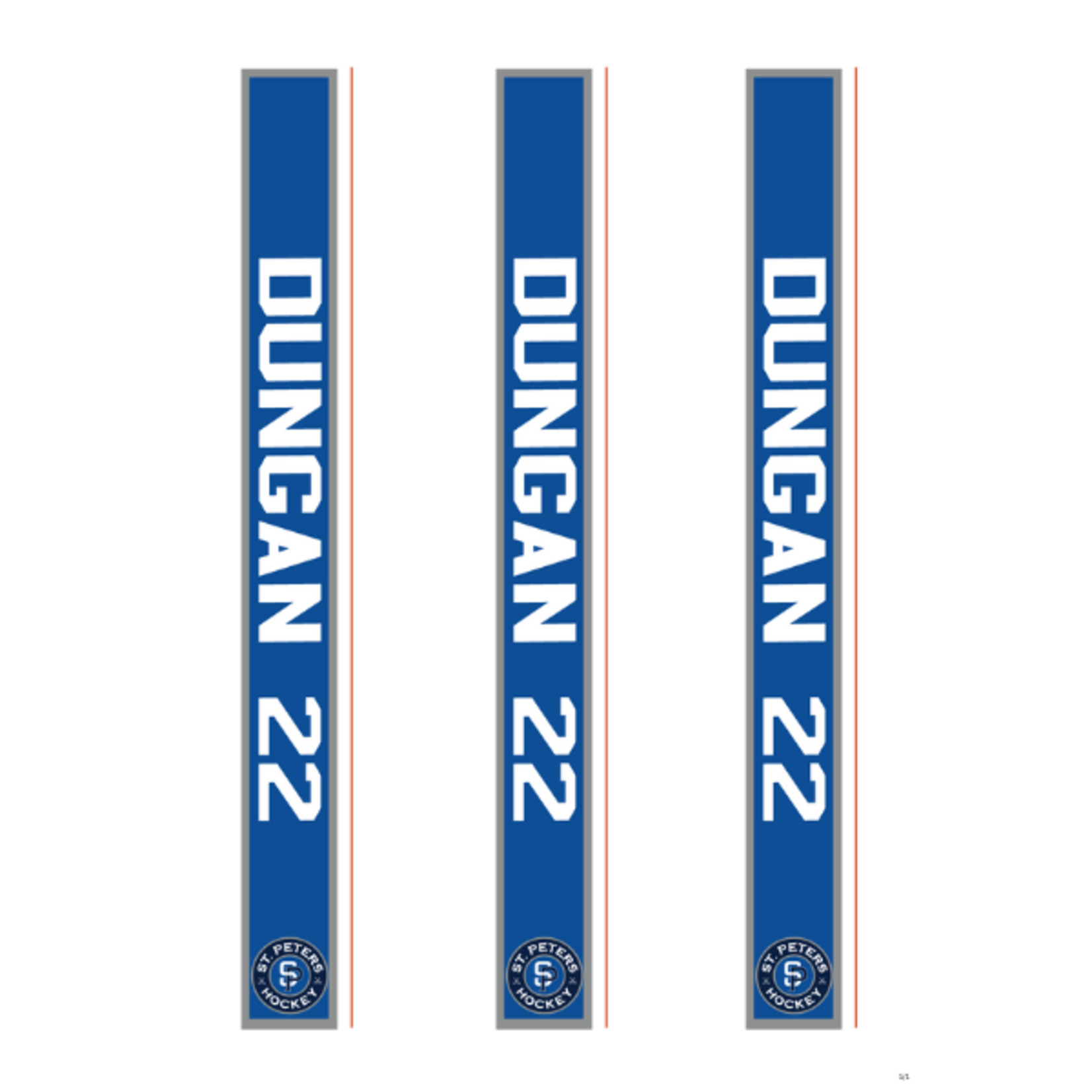 TGP Team Sales STP Hockey Stick Stickers (3 Pack)