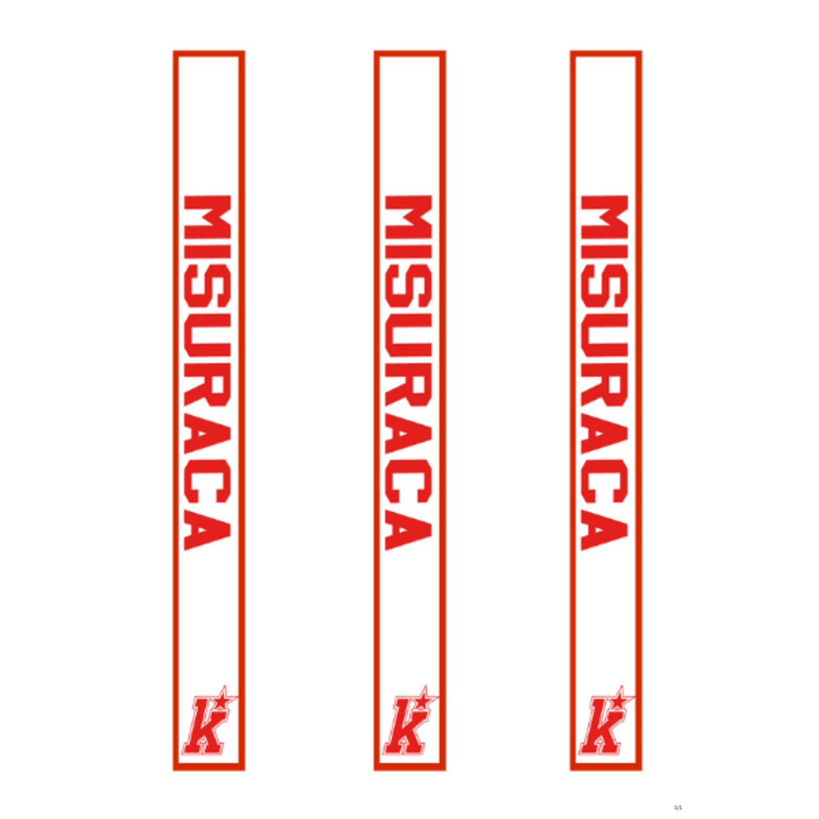 TGP Team Sales Kirkwood Hockey Stick Stickers (3 Pack)