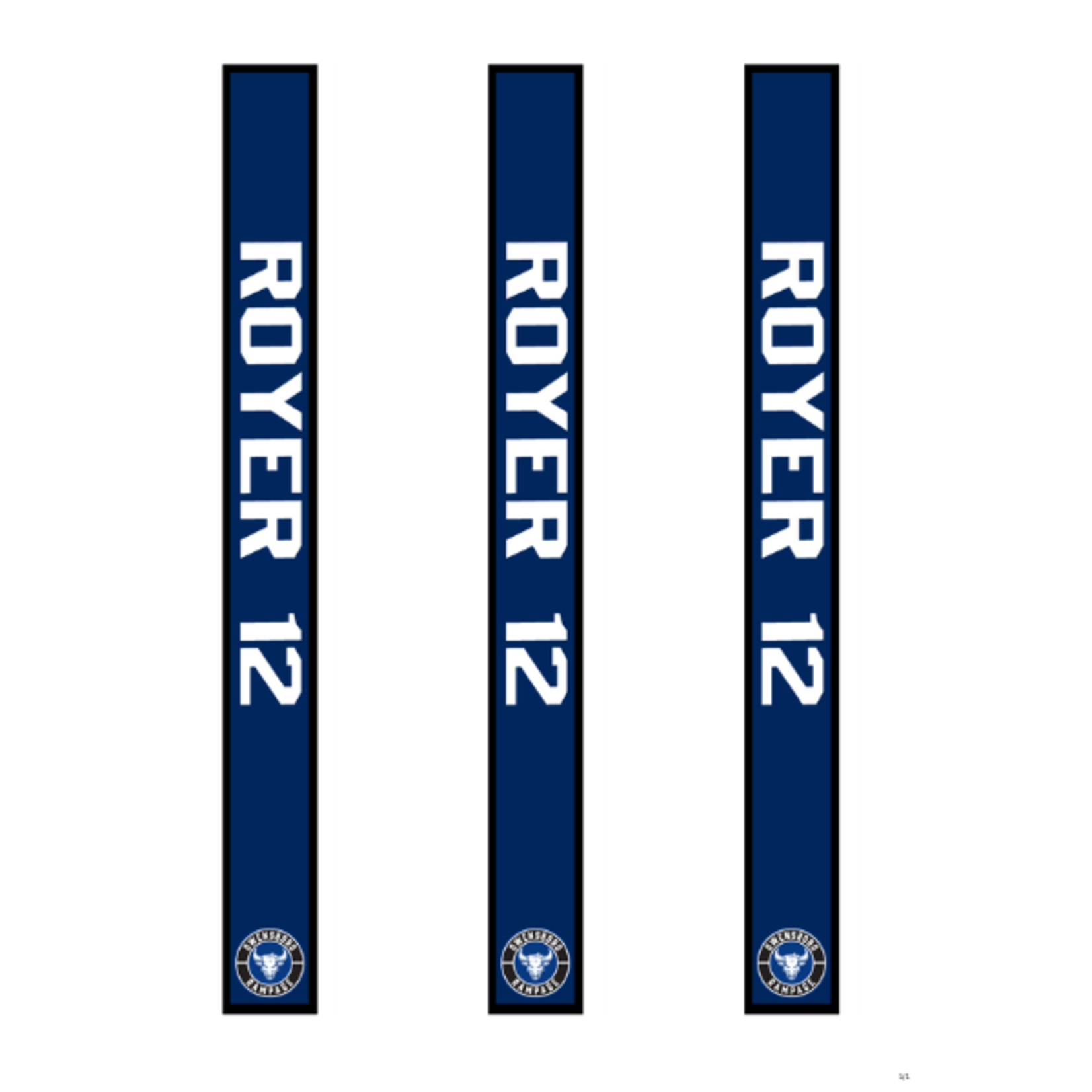 TGP Team Sales Owensboro Hockey Stick Stickers (3 Pack)
