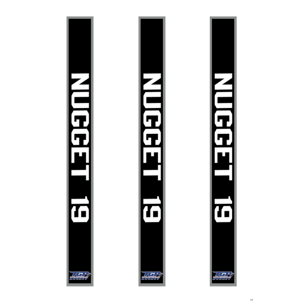 Point Guard Sticker TGP Hockey Stick Stickers (3 Pack) - Total Game Plan (TGP) Sports