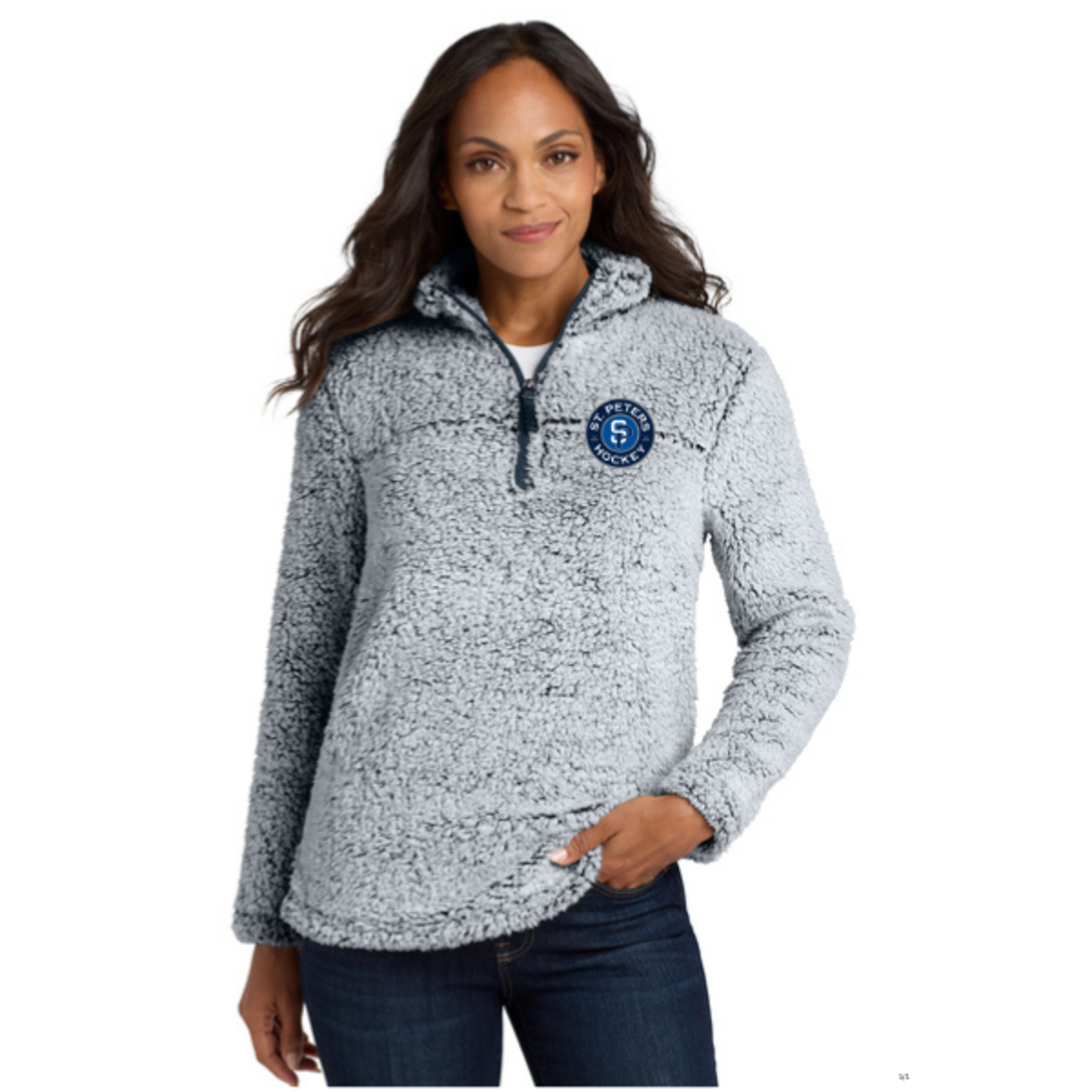 Port Authority STP L130 Cozy 1/4 Zip Fleece (WOMENS) Navy