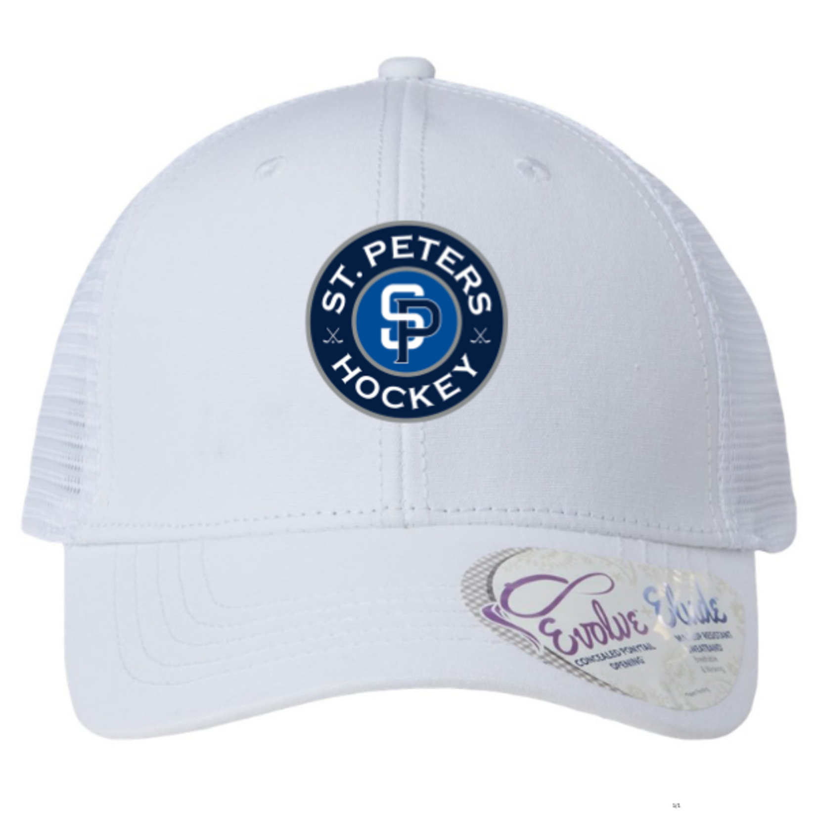 Infinity Her STP Women's Modern Trucker Cap (WHITE)