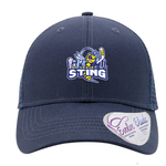 Infinity Her Sting Women's Modern Trucker Cap (NAVY)
