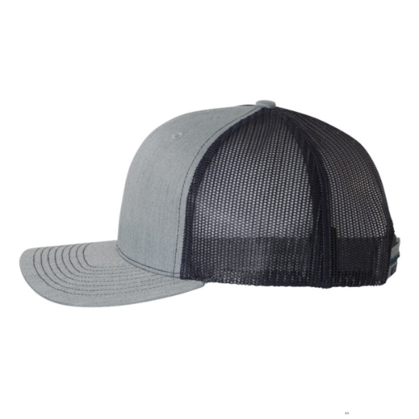 Richardson Sting 112 Snapback Trucker Hat (Grey/Navy)