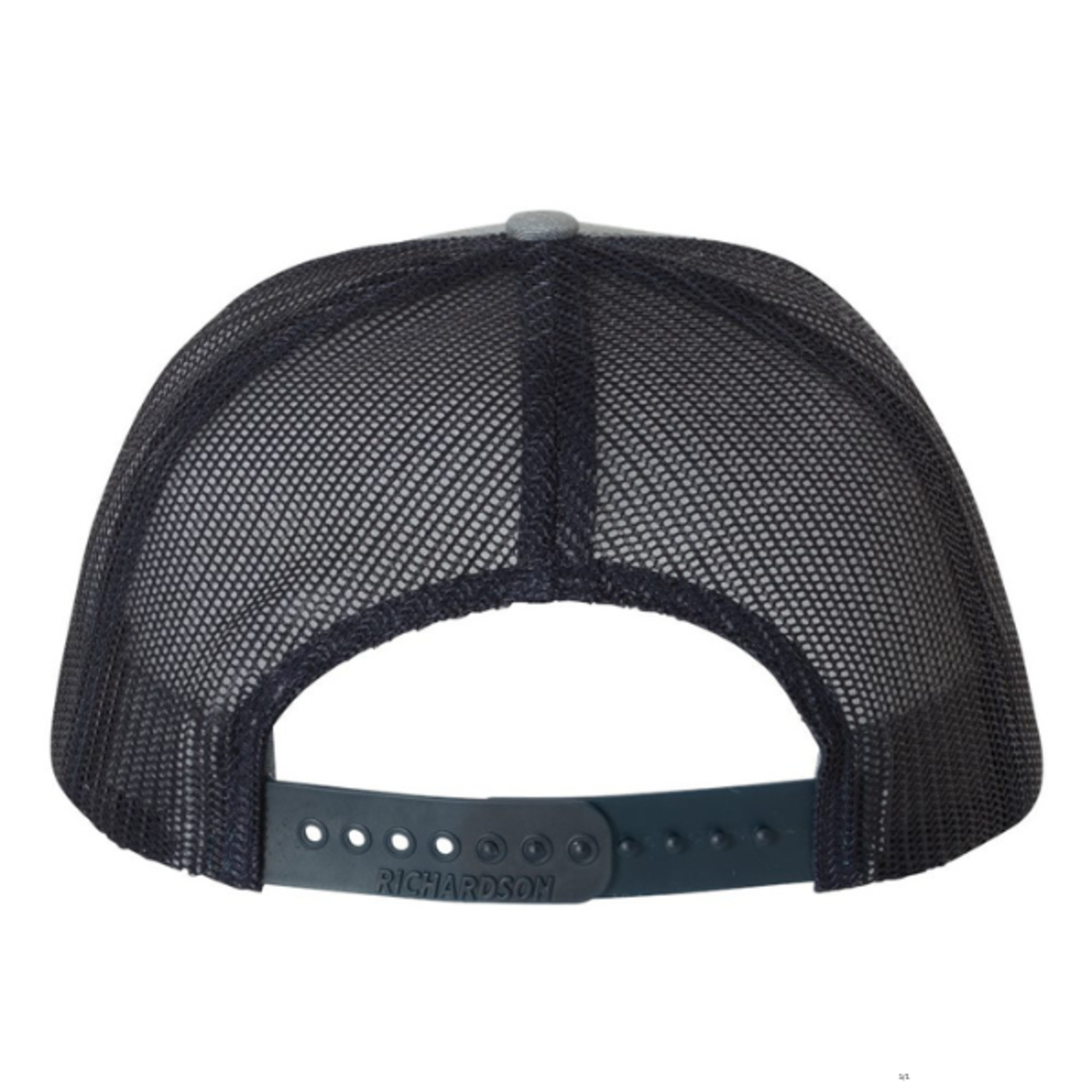 Richardson Sting 112 Snapback Trucker Hat (Grey/Navy)