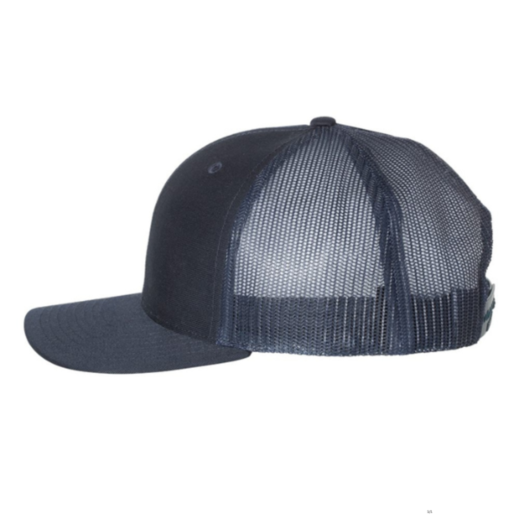 Richardson Sting 112 Snapback Trucker Hat (Navy/Navy)