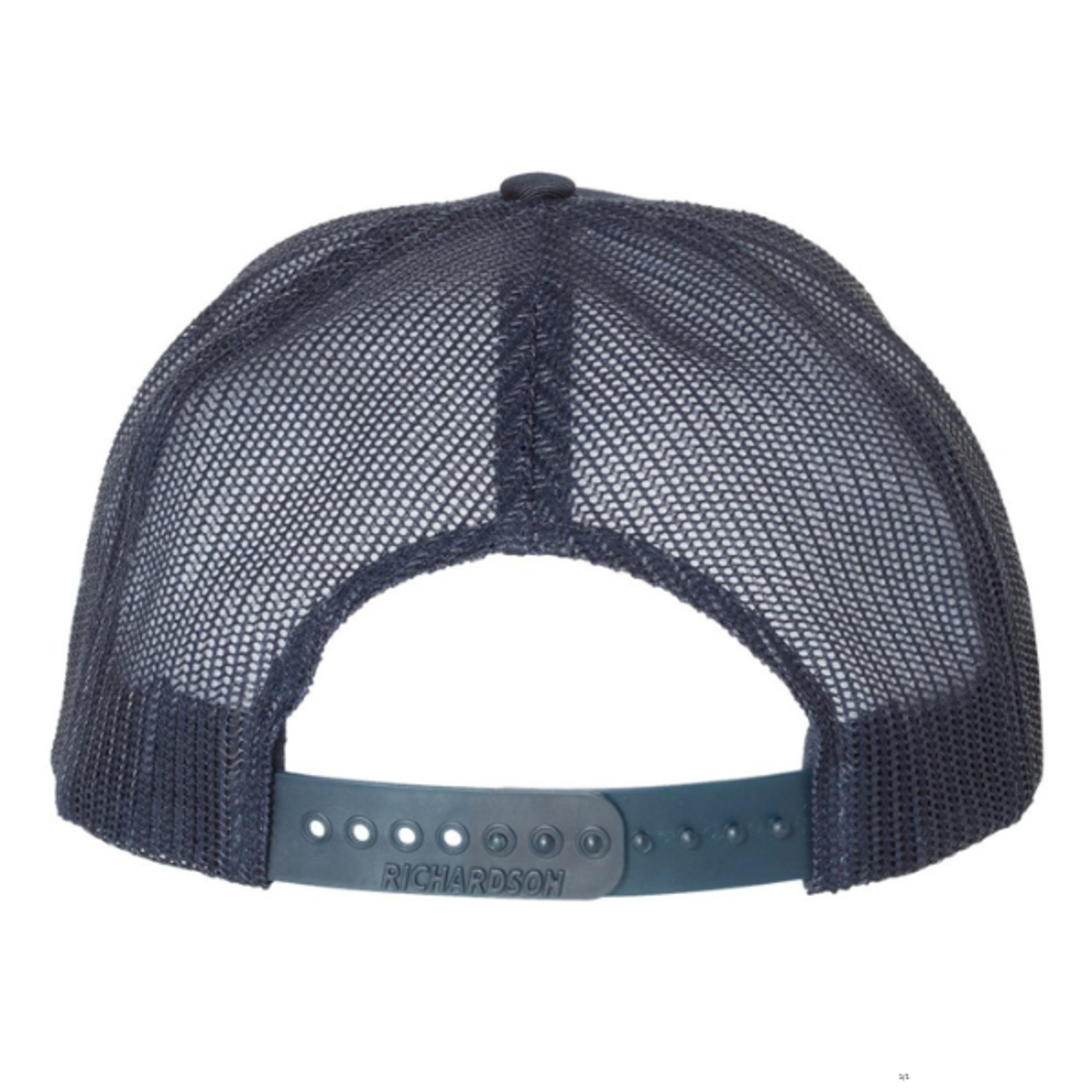 Richardson Sting 112 Snapback Trucker Hat (Navy/Navy)