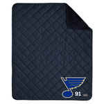 Eddie Bauer AAA Blues Quilted Insulated Fleece Blanket (NAVY)