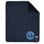 Eddie Bauer STP Quilted Insulated Fleece Blanket (NAVY)