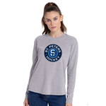 Next Level STP Cotton Relaxed L/S T-Shirt (WOMENS) Grey