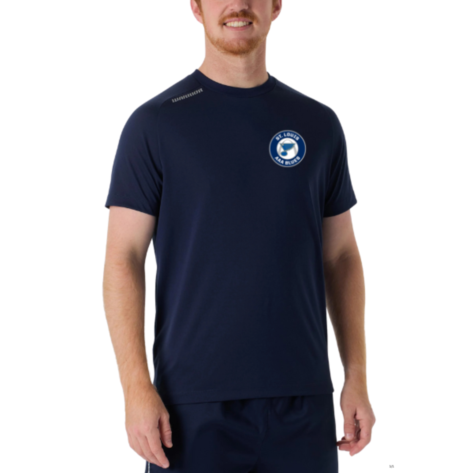 Warrior AAA Blues Warrior Tech Tee (SENIOR)