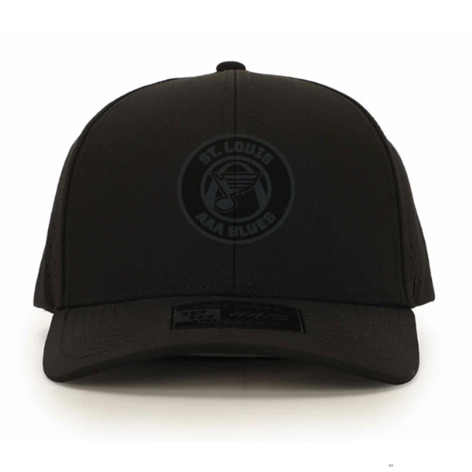 10/10 AAA Blues 10/10 5 Panel Dryfit Snapback Hat (BLACK)