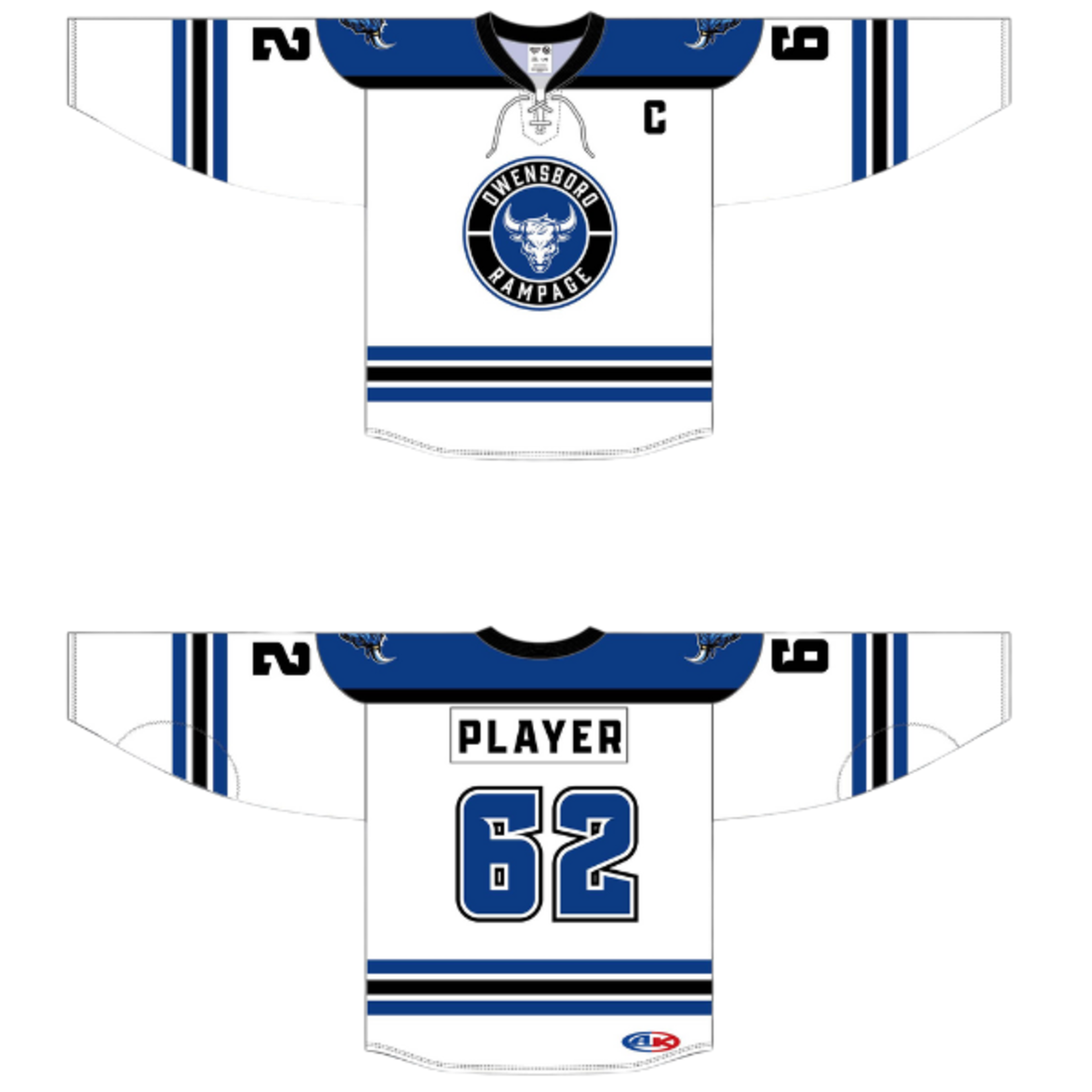 AK Owensboro Game Jersey (WHITE) Senior