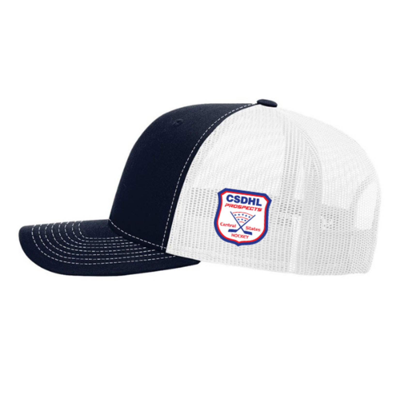 Port Authority STP Prospects C112 Trucker Hat (Navy/White)