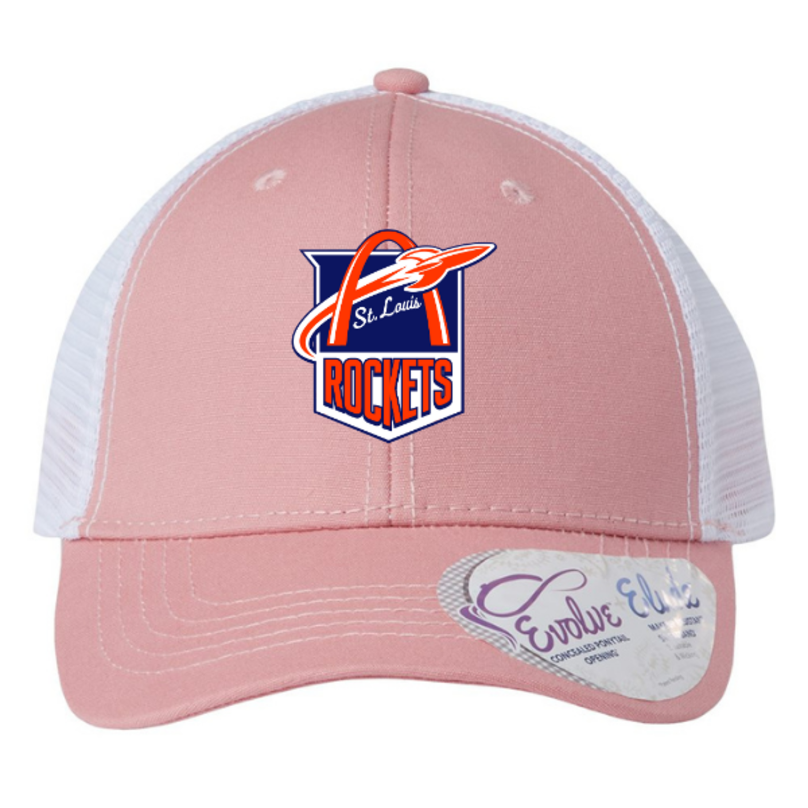Infinity Her Rockets Women's Modern Trucker Cap (PINK)