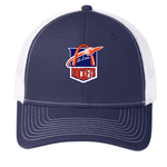Port Authority Rockets C112 Snapback Trucker Hat (Navy/White)