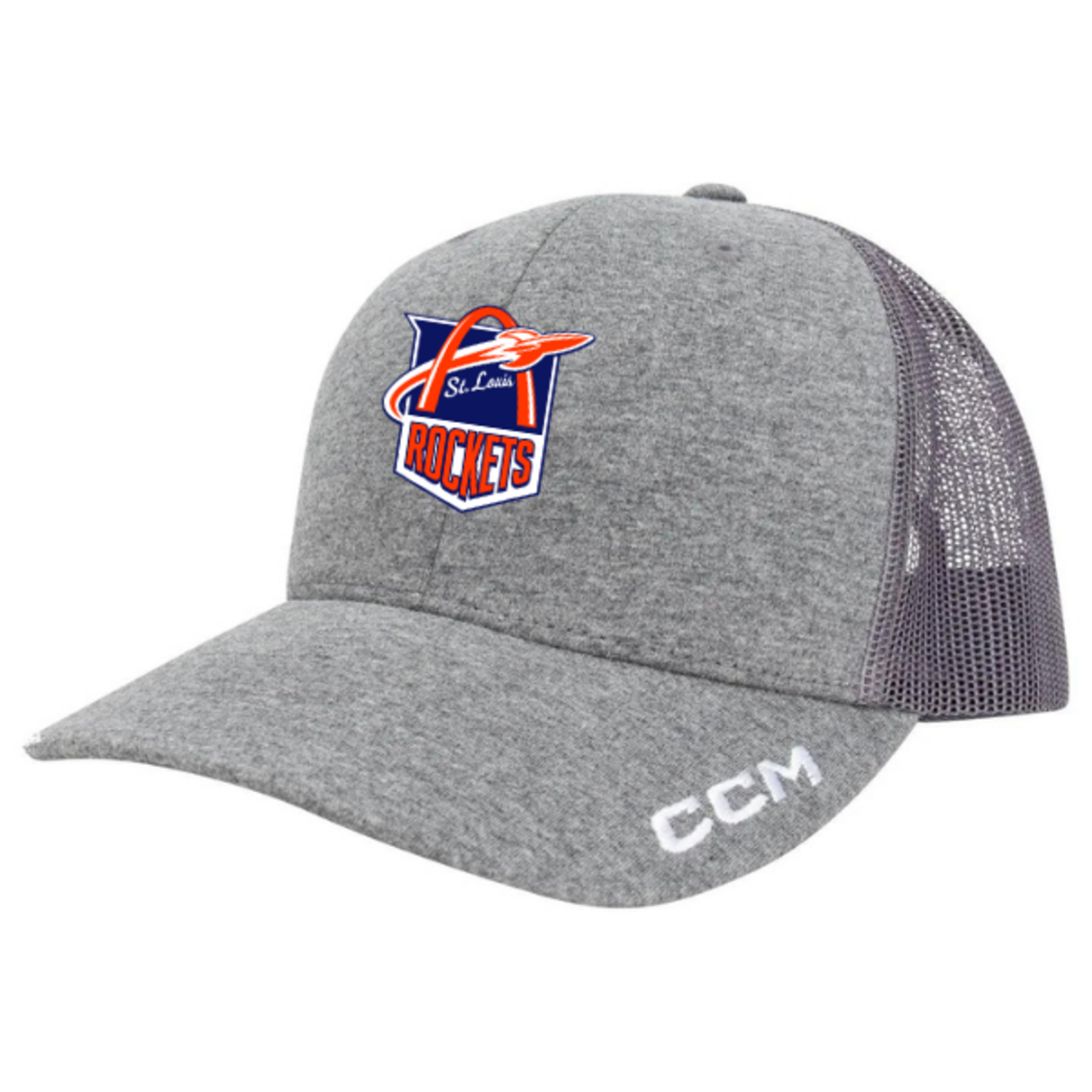 CCM Rockets CCM Trucker Hat (Grey) SENIOR