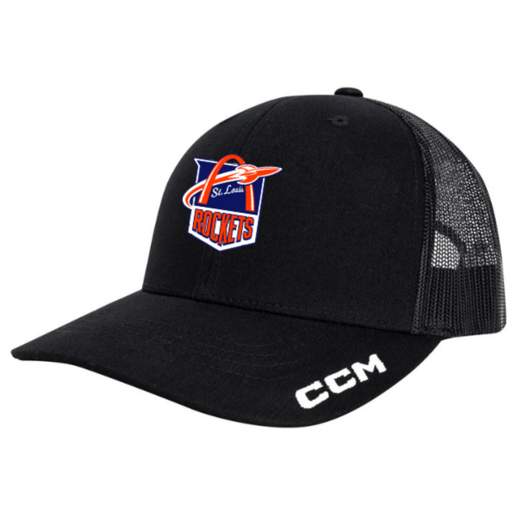 CCM Rockets CCM Trucker Hat (Black) SENIOR