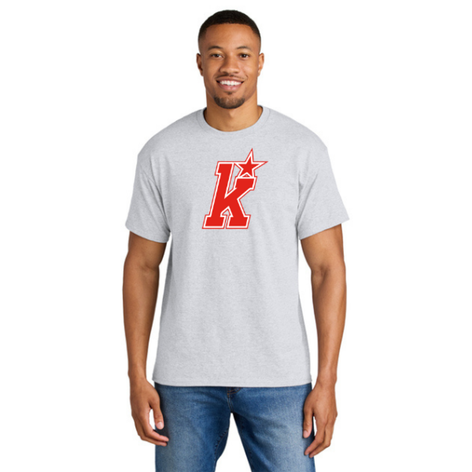 Gildan Kirkwood Dry Blend 50/50 Shirt (SENIOR) GREY