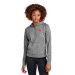 Sport Tek Kirkwood Sport Wick Stretch 1/2 Zip Hoodie (WOMENS) GREY