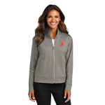 Port Authority Kirkwood LK881 Double Knit Full Zip (WOMENS) GREY