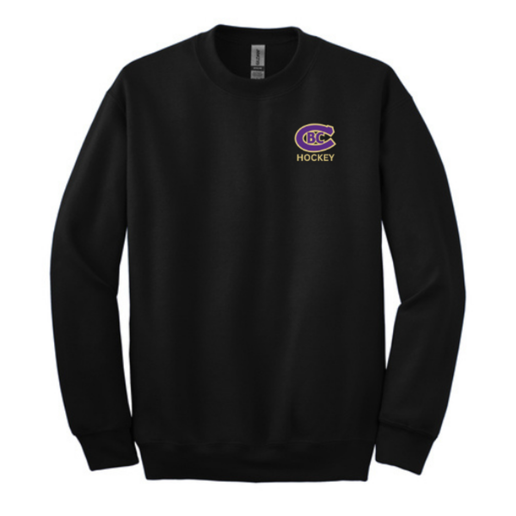 Gildan CBC Hockey DryBlend Crewneck Sweatshirt (SENIOR) Black