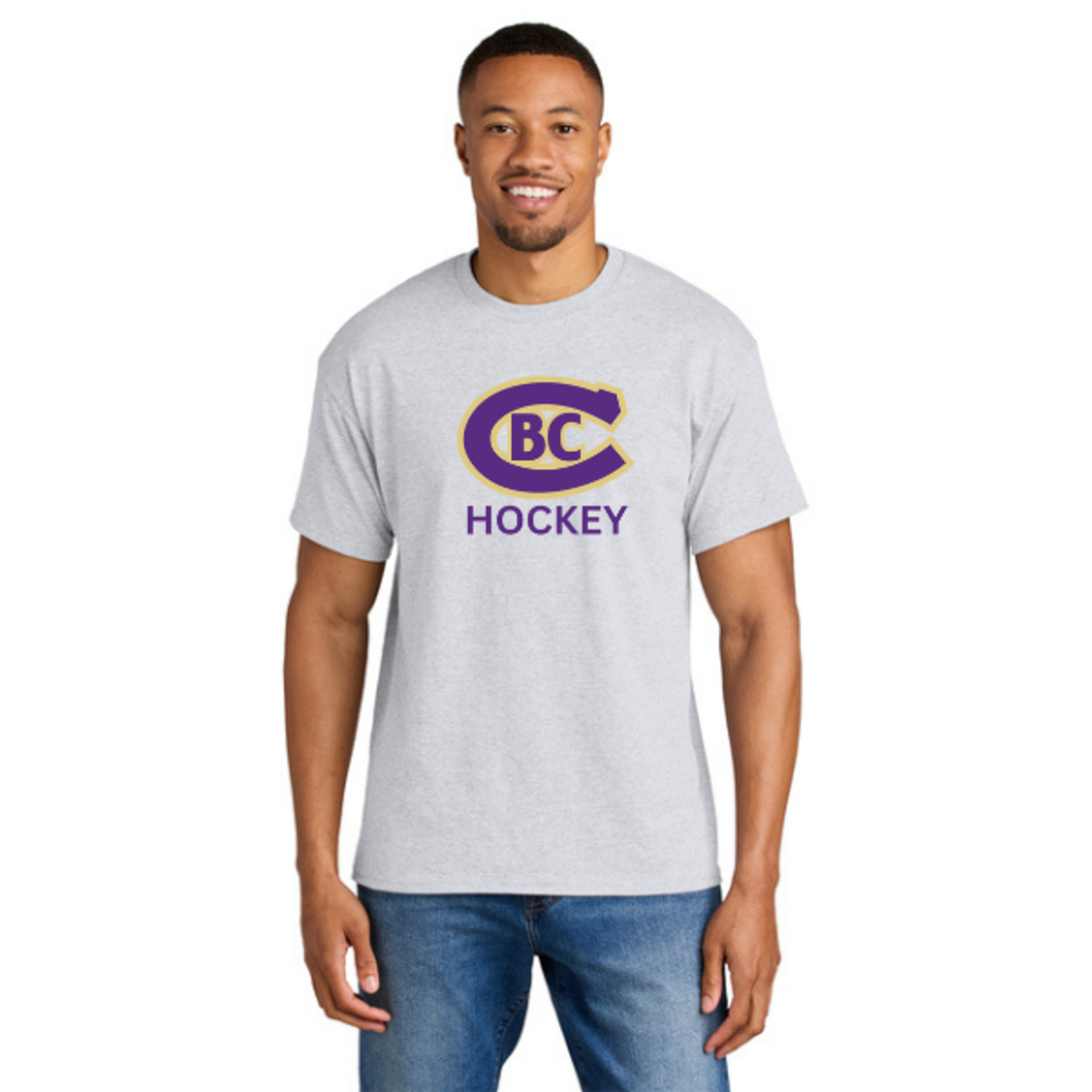CBC Hockey Dry Blend 50/50 Shirt (SENIOR) Grey
