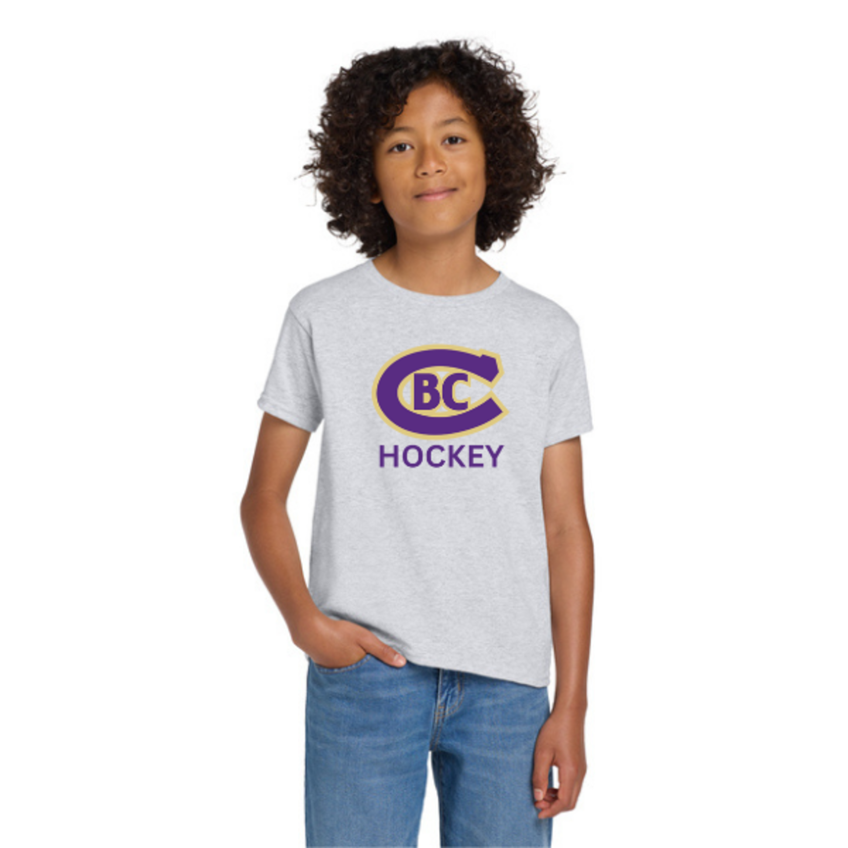CBC Hockey Dry Blend 50/50 Shirt (YOUTH) Grey