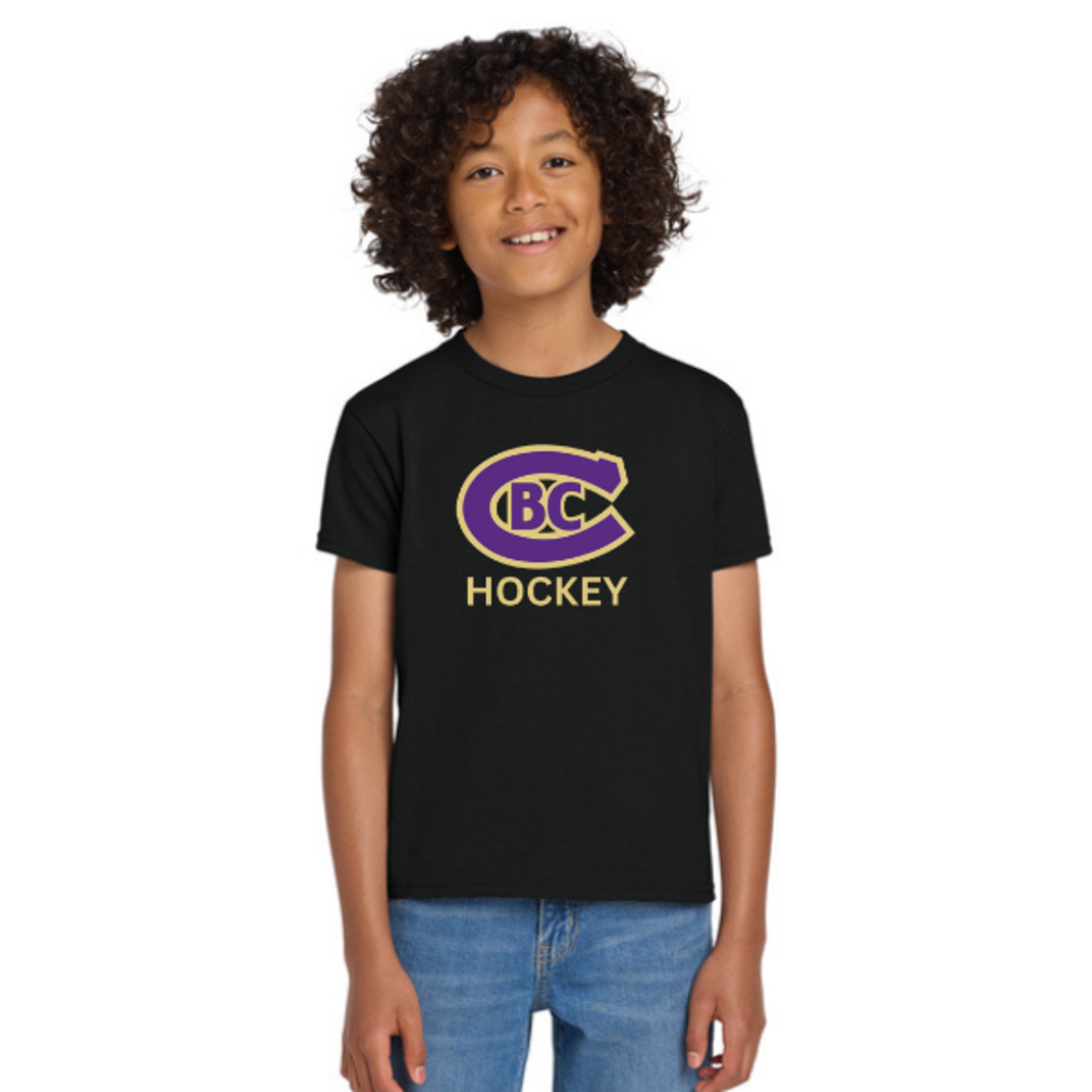 Gildan CBC Hockey Dry Blend 50/50 Shirt (YOUTH) Black