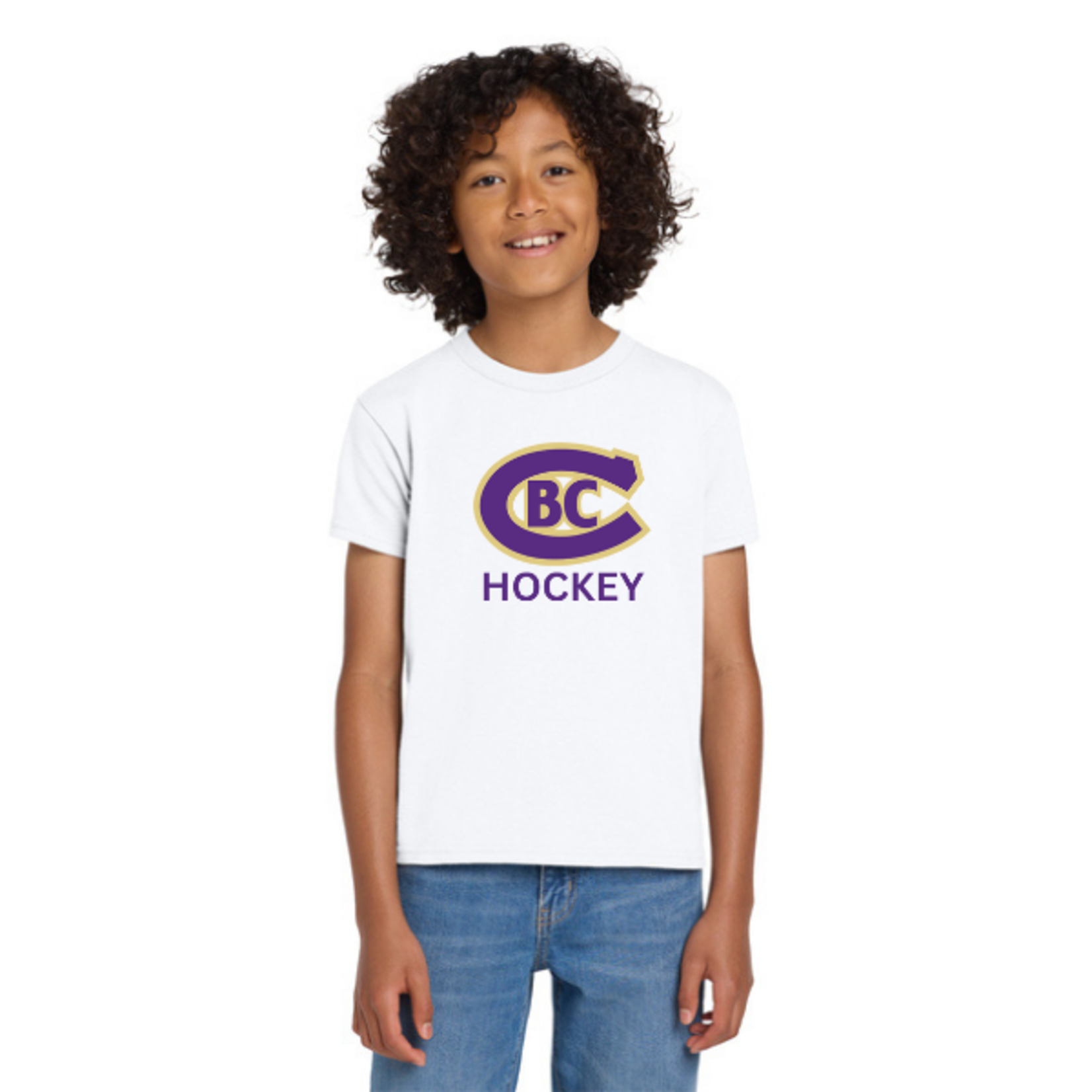 Gildan CBC Hockey Dry Blend 50/50 Shirt (YOUTH) White