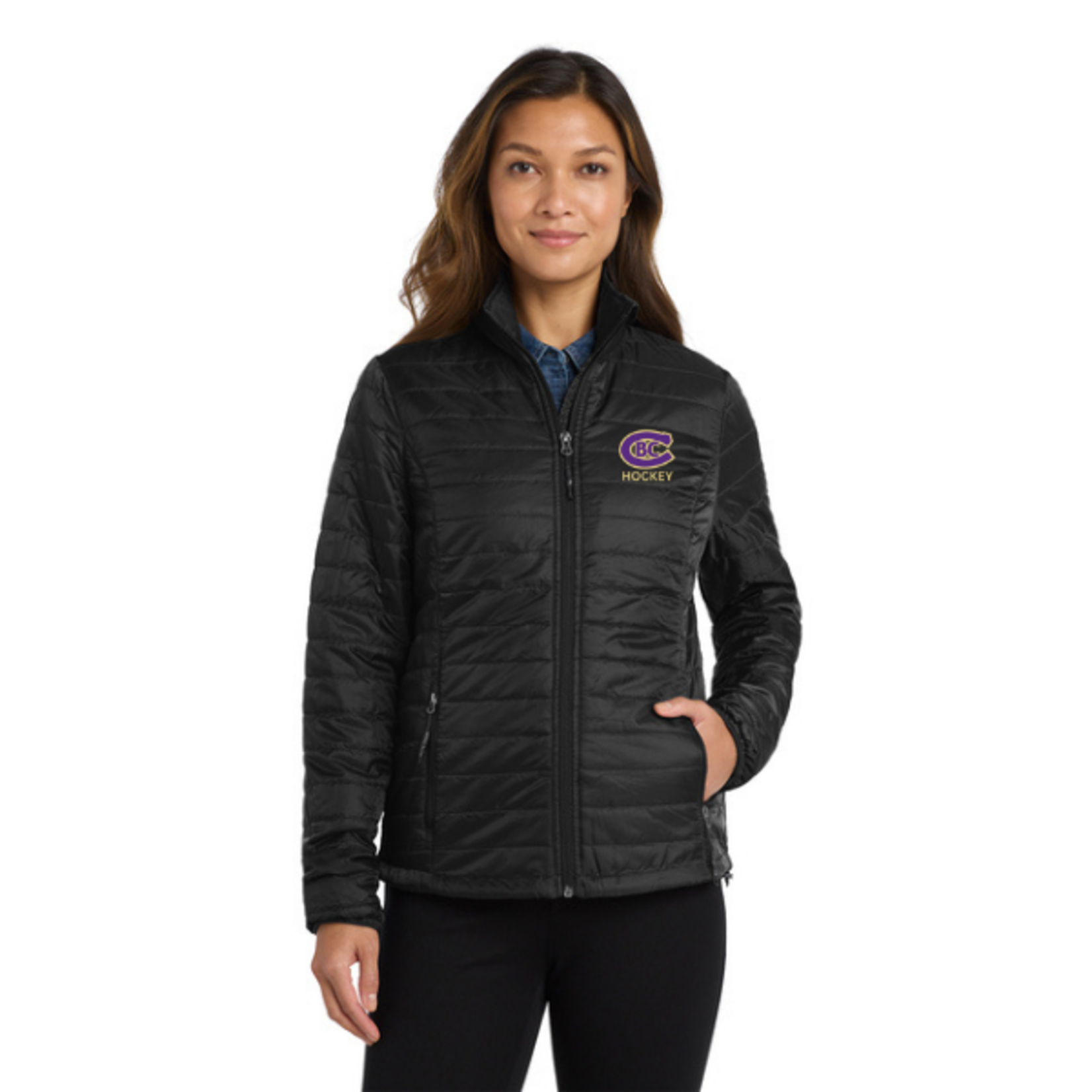 CBC Hockey Packable Puffer Jacket (WOMENS) BLACK