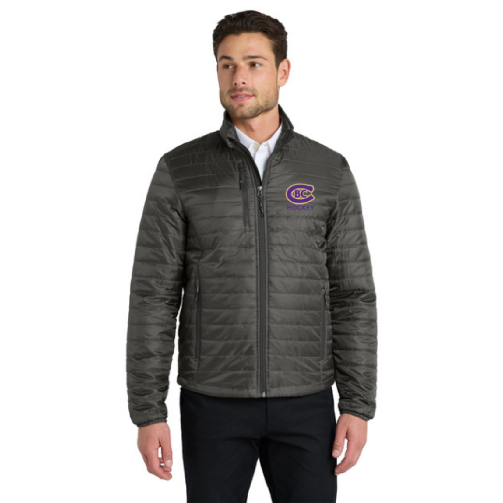 Port Authority CBC Hockey Packable Puffer Jacket (MENS) GREY