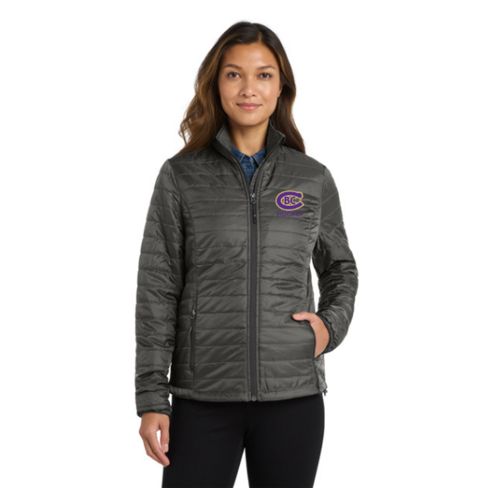 CBC Hockey Packable Puffer Jacket (WOMENS) GREY
