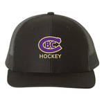 Richardson CBC Hockey 112 Snapback Trucker Hat (Black/Black)