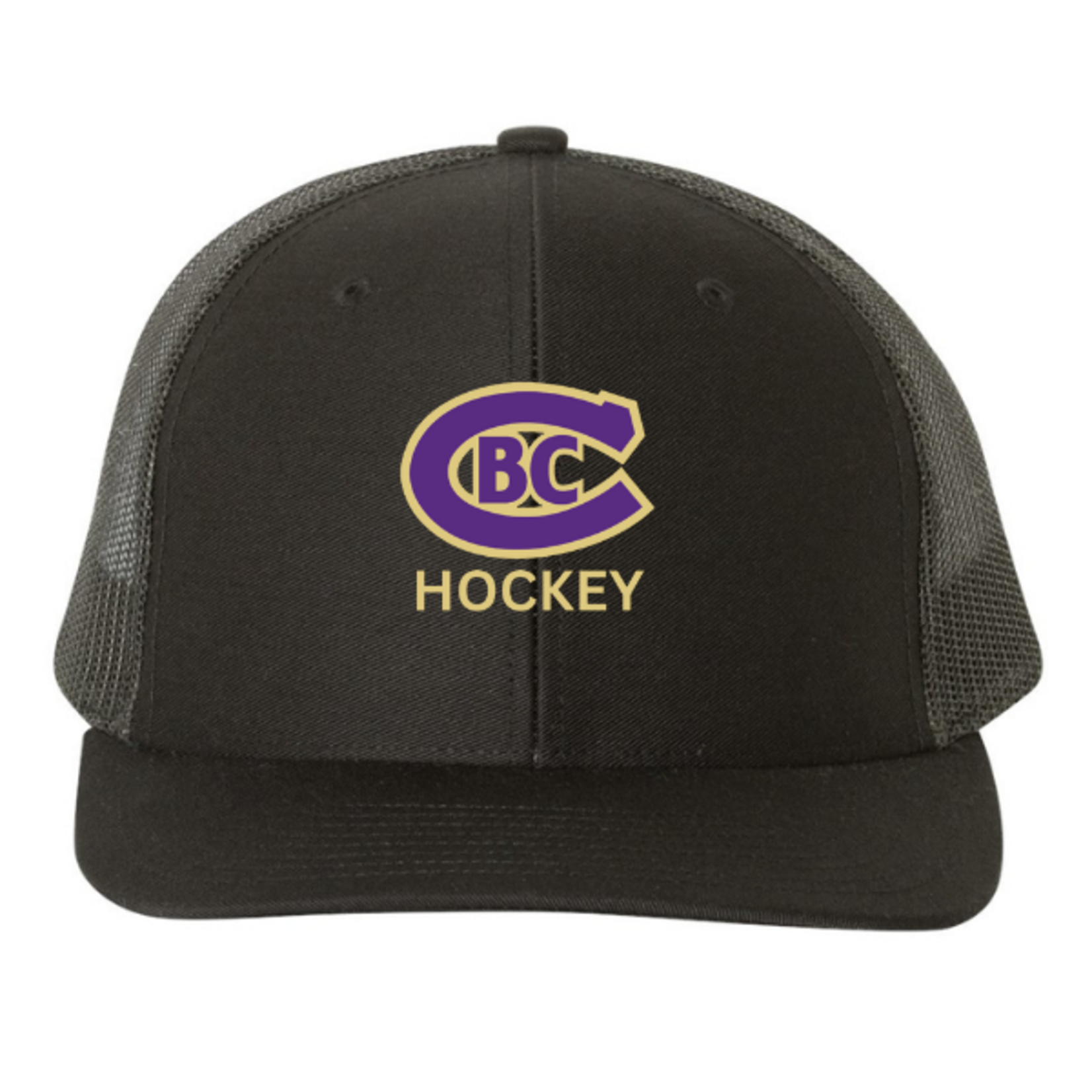 Richardson CBC Hockey 112 Snapback Trucker Hat (Black/Black)
