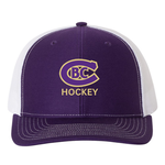 Richardson CBC Hockey 112 Snapback Trucker Hat (Purple/White)